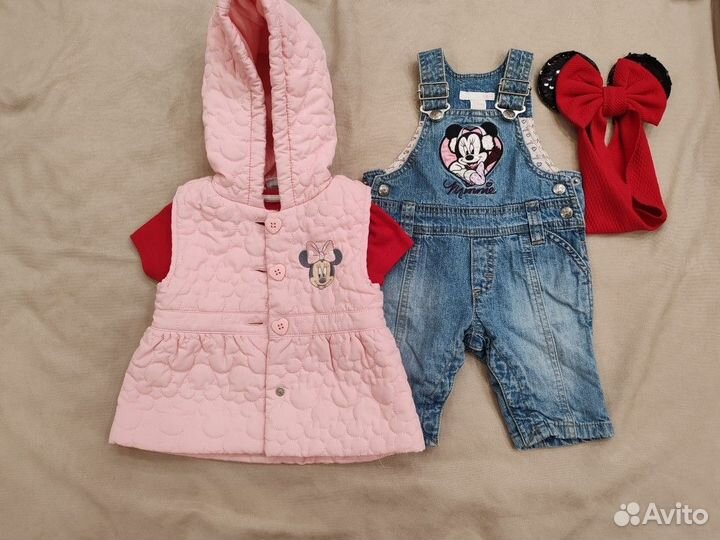 Комплект одежды для девочки Disney, H&M 74