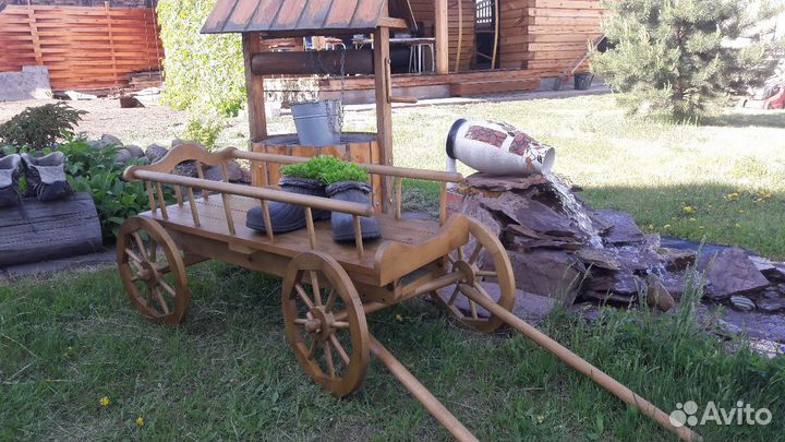 Телега садовая