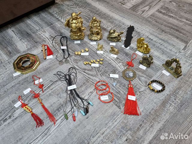 Все вместе.Статуэтка амулет маятник феншуй зеркало