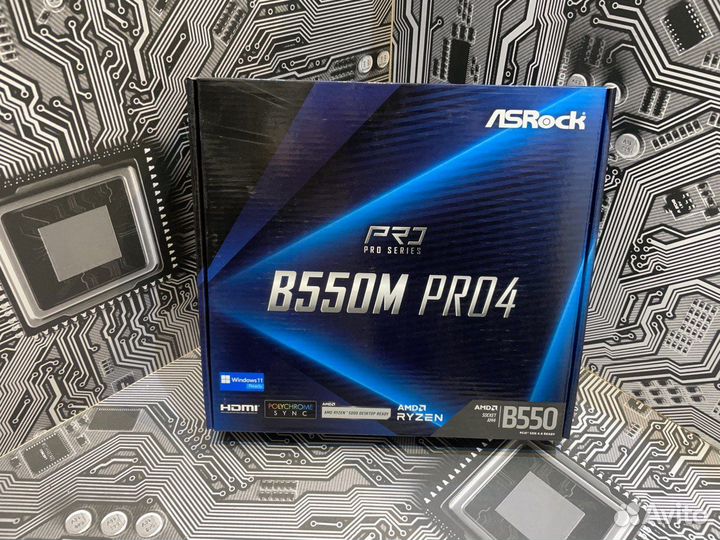 ASRock B550M Pro4 (AM4) новая с гарантией