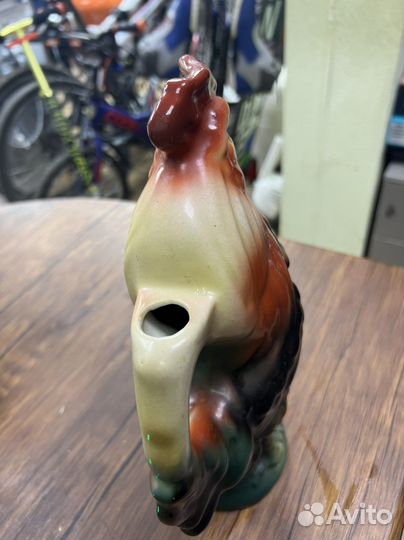Глиняный кувшин СССР петушок