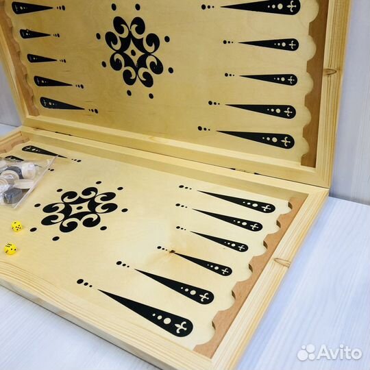 Нарды + шашки походные. Новые