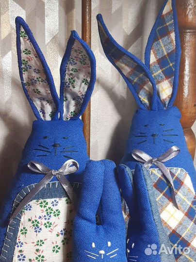 Интерьерная мягкая игрушка для детей заяц