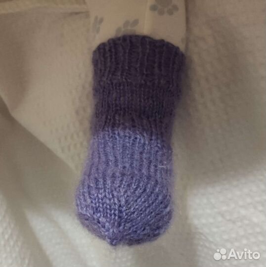 Носки шерстяные вязаные детские