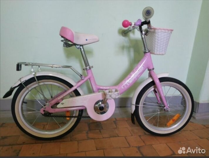 Детский велосипед для девочек Novatrack Butterfly