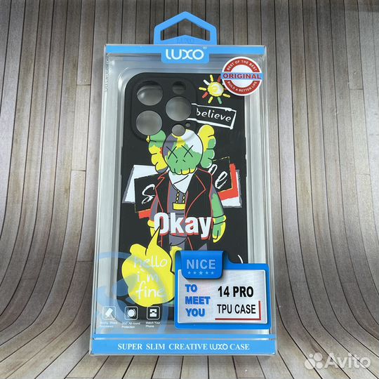 Чехол Luxo Kaws для iPhone 14 Pro