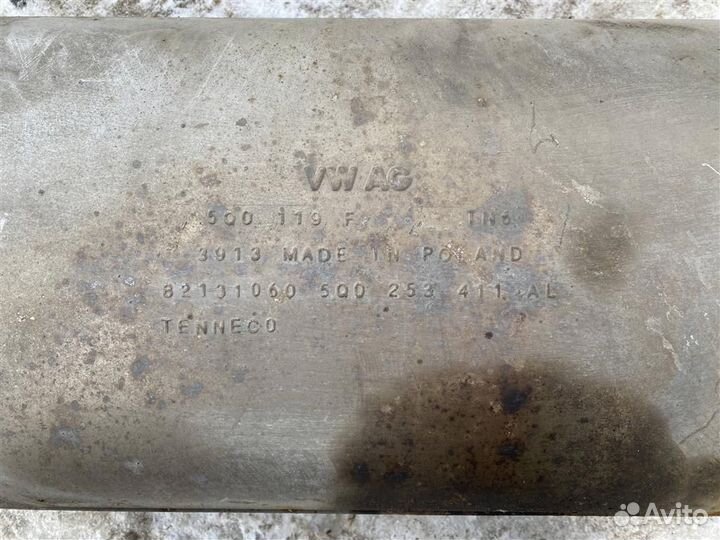 Глушитель основной Skoda Octavia A7 2013-2019