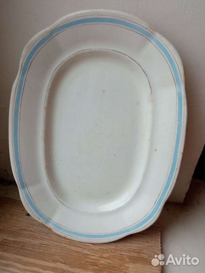 Столовое блюдо фарфоровое 1924-1929гг