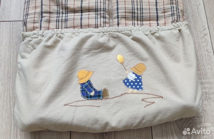 Конверт - одеяло зимний для новорожденного