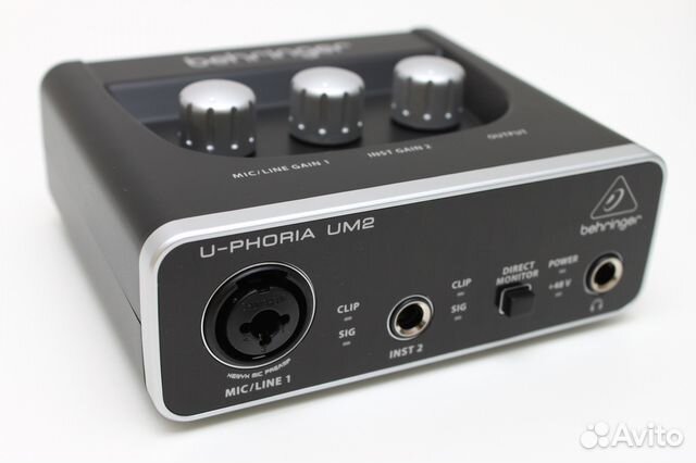 Звуковая карта behringer u phoria um2 характеристики