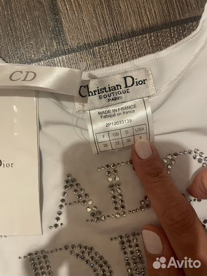 Майка christian Dior