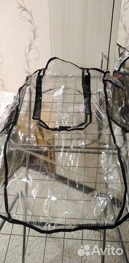 Дождевик на прогулочную коляску силиконовый