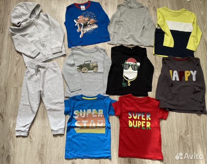 Пакет одежды на мальчика 2-3 года