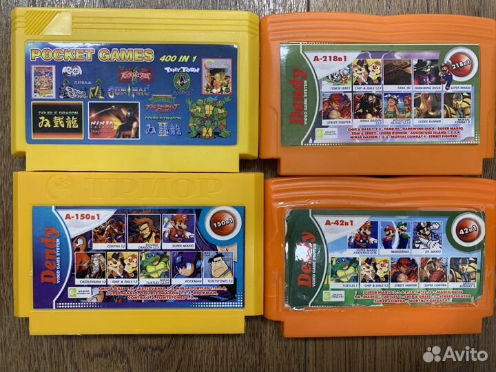 Картриджи Dendy новодельные