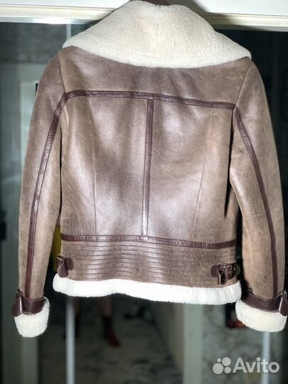 Дубленка укороченная авиатор