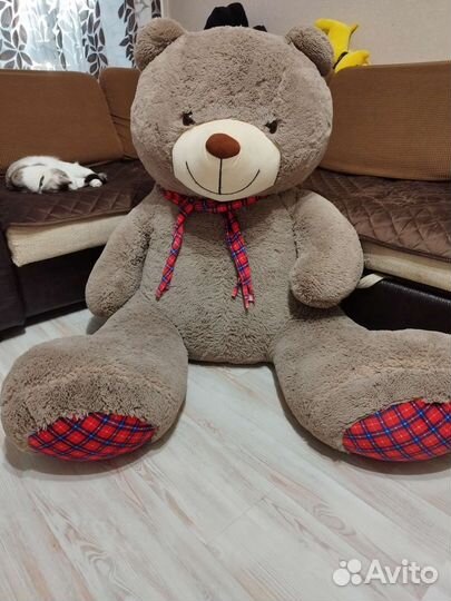 Большой плюшевый медведь