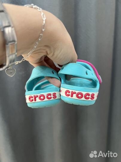 Сандалии crocs c8 для девочки