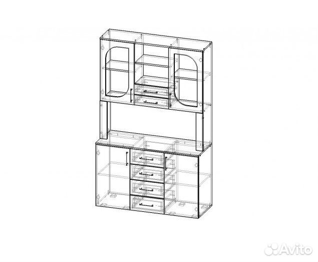 Буфет белый