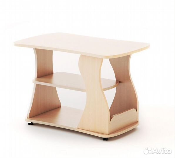 Журнальный стол №1 Беленый дуб