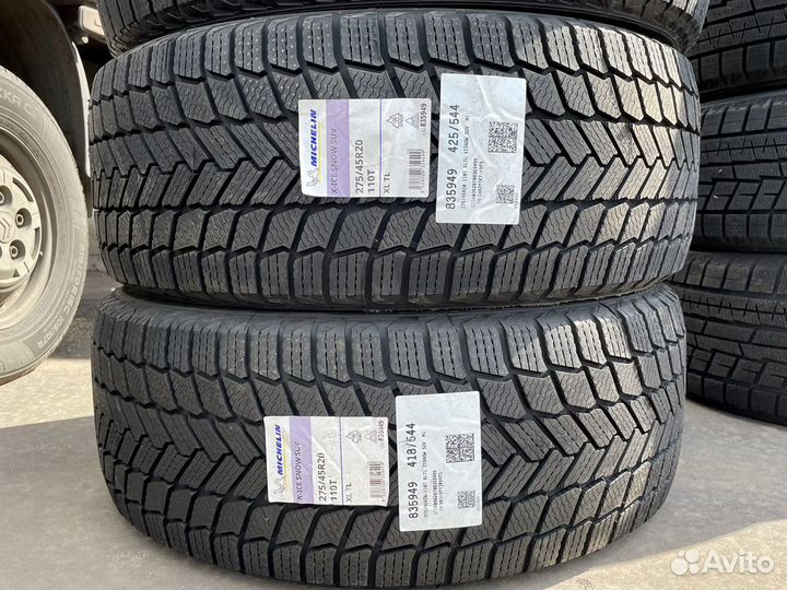 Michelin X-Ice Snow SUV 275/45 R20 и 305/40 R20 110T