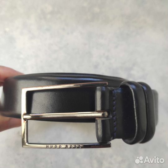 Мужской кожаный ремень Hugo Boss оригинал