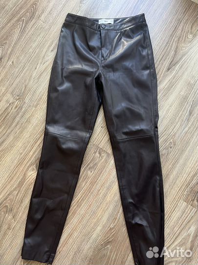 Кожаные леггинсы