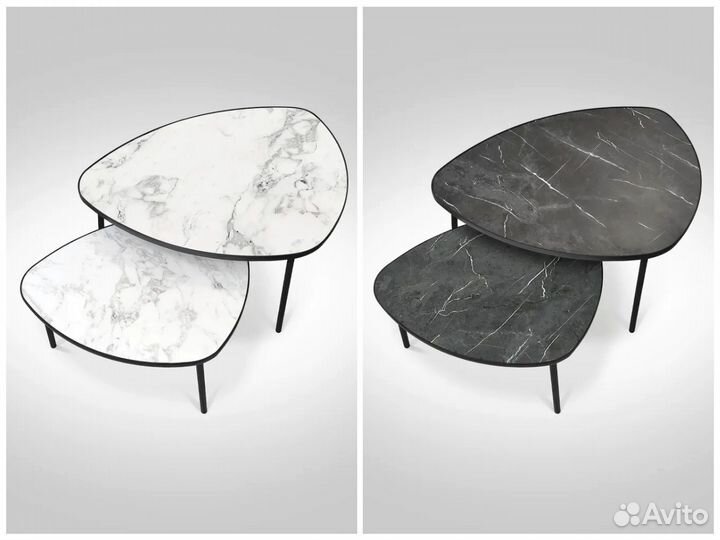 Тумба TV с фрезеровкой (на опорах)