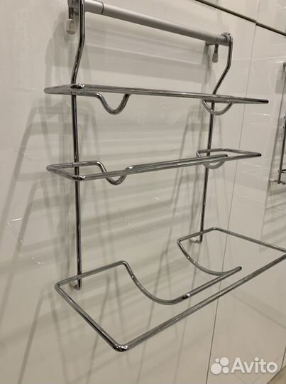Полки органайзеры на подвесной рейлинг Бронь