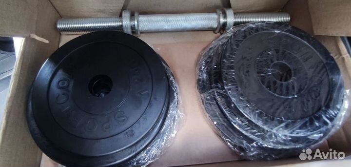 Новые гантели по 18.5кг