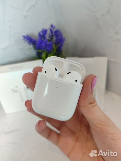 Airpods 2 качество lux +чехол
