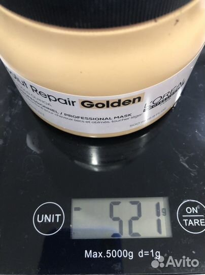 L'Oreal Prof Absolut Gold золотая, 500 мл