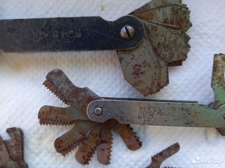 Шаблон измерения шага резьбы