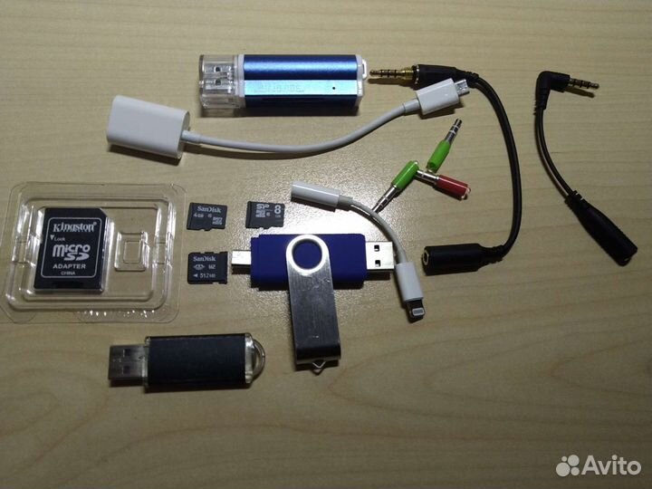 Карты памяти, кабели, адаптеры, переходники