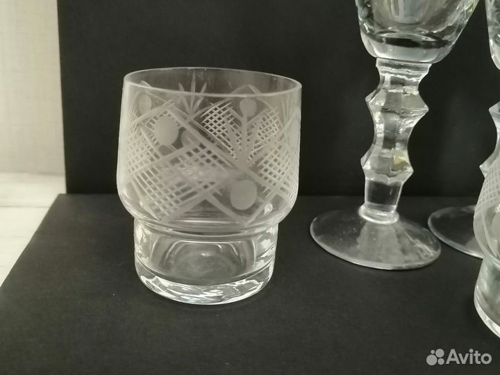 Хрустальные рюмки СССР