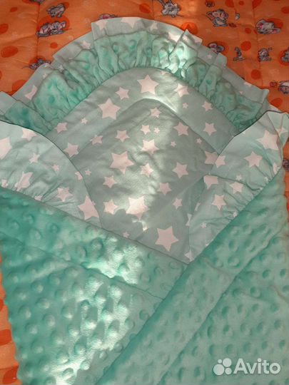 Конверт на выписку для мальчика осень