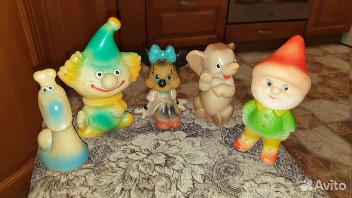 Резиновые игрушки СССР