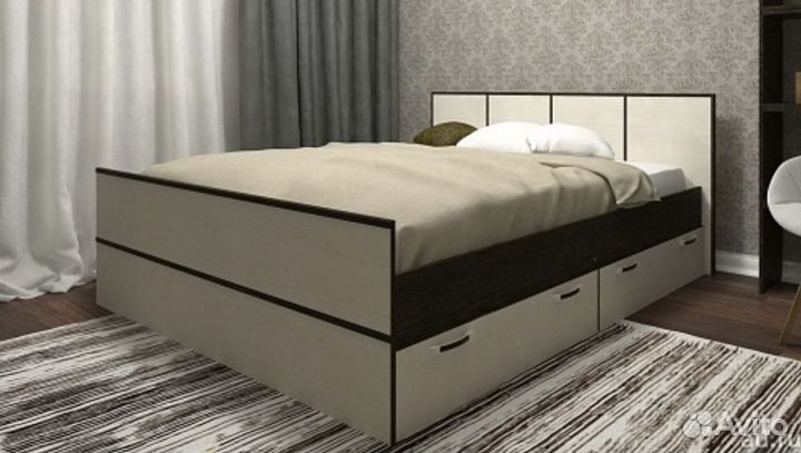 Кровать с ящиками