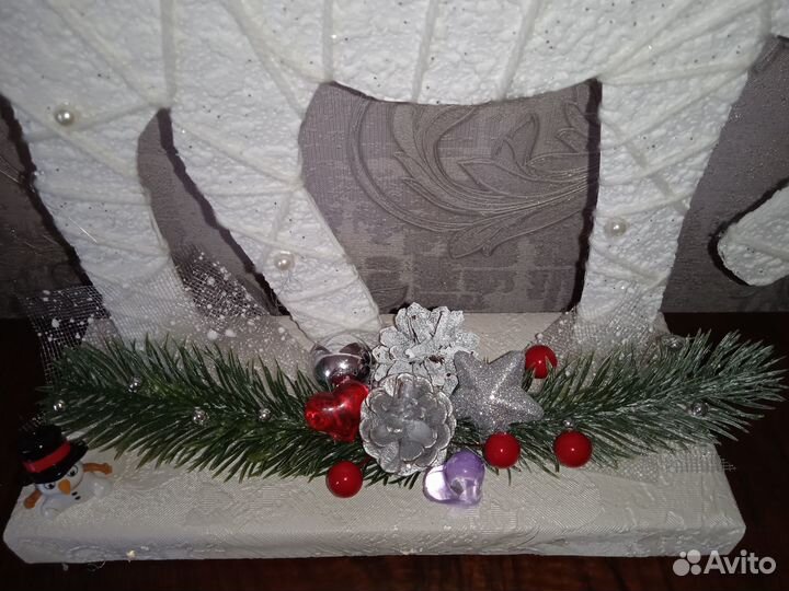 Зимняя поделка (новогодняя) Олень