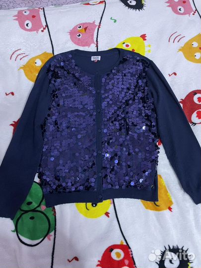 Школьный костюм, пиджак, юбка, кофта