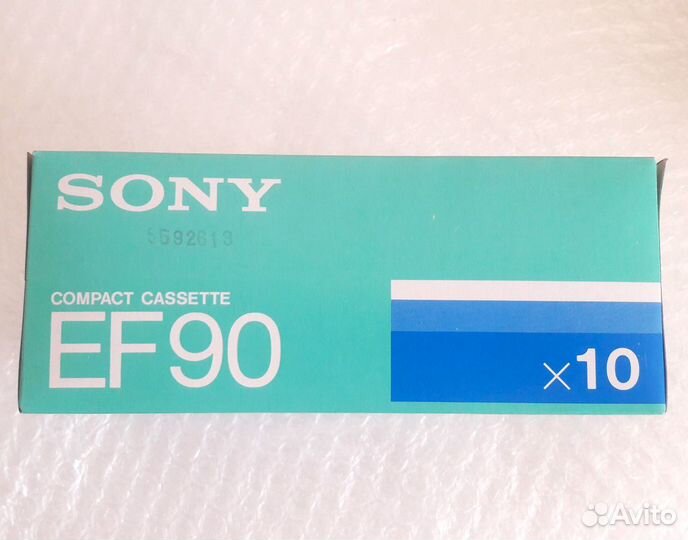 Аудиокассеты Sony EF90 (10 шт.)