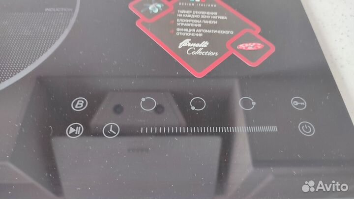 Новая,варочная панель индукция вспойка 45 см 3 кр