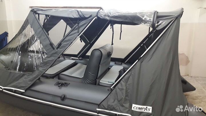 Лодка пвх Compas 430V + Yamaha 30 водомёт-винт
