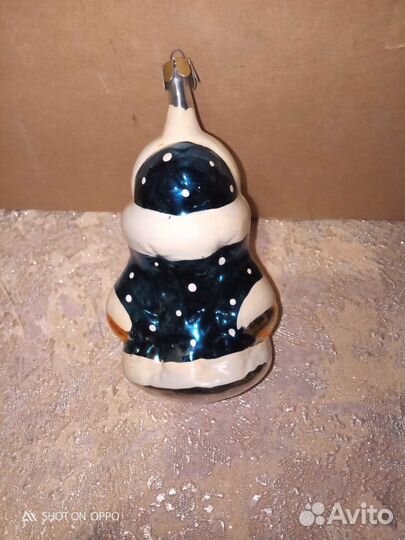 Елочные игрушки СССР Дед Мороз. Коллекционная