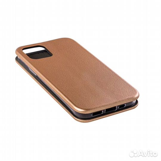 Чехол для iPhone 12 Pro Max книжка кожаный золоти