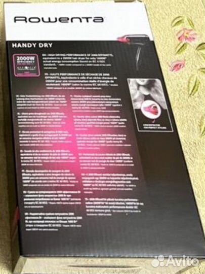 Фен для волос новый rowenta