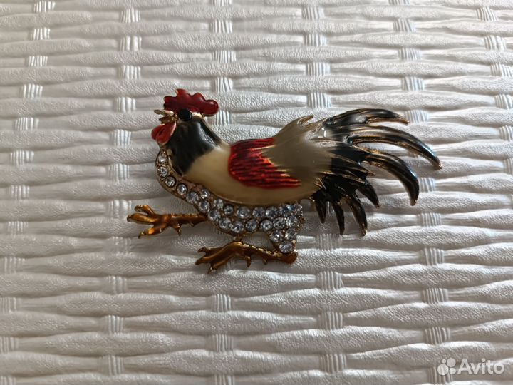 Брошь Петушок