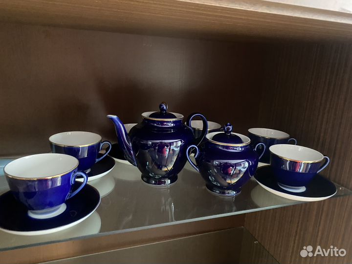 Сервиз чайный лфз кобальт