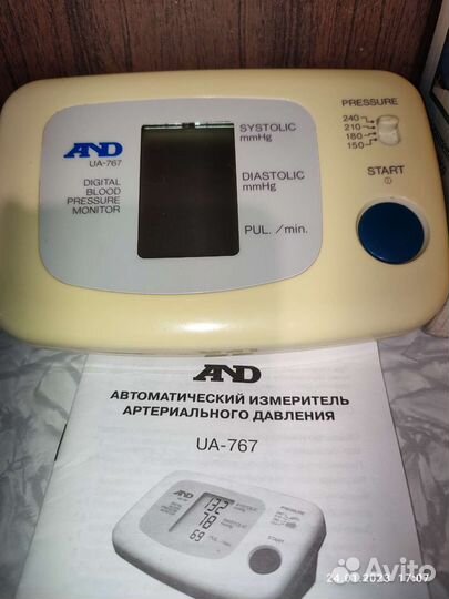 Тонометр автоматический AND UA-767 Japan