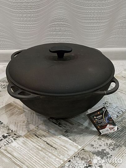 Чугунный казан 6 литров. Ситон