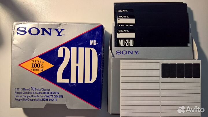 Дискеты 5.25 sony